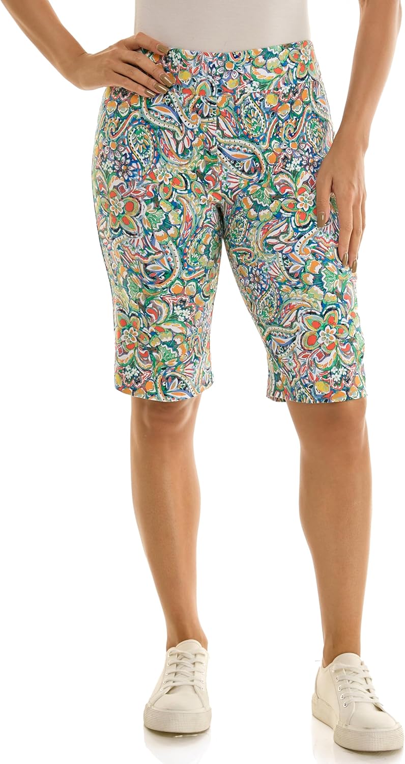 Zac & Rachel Women's Pull on Millennium Bermuda Shorts