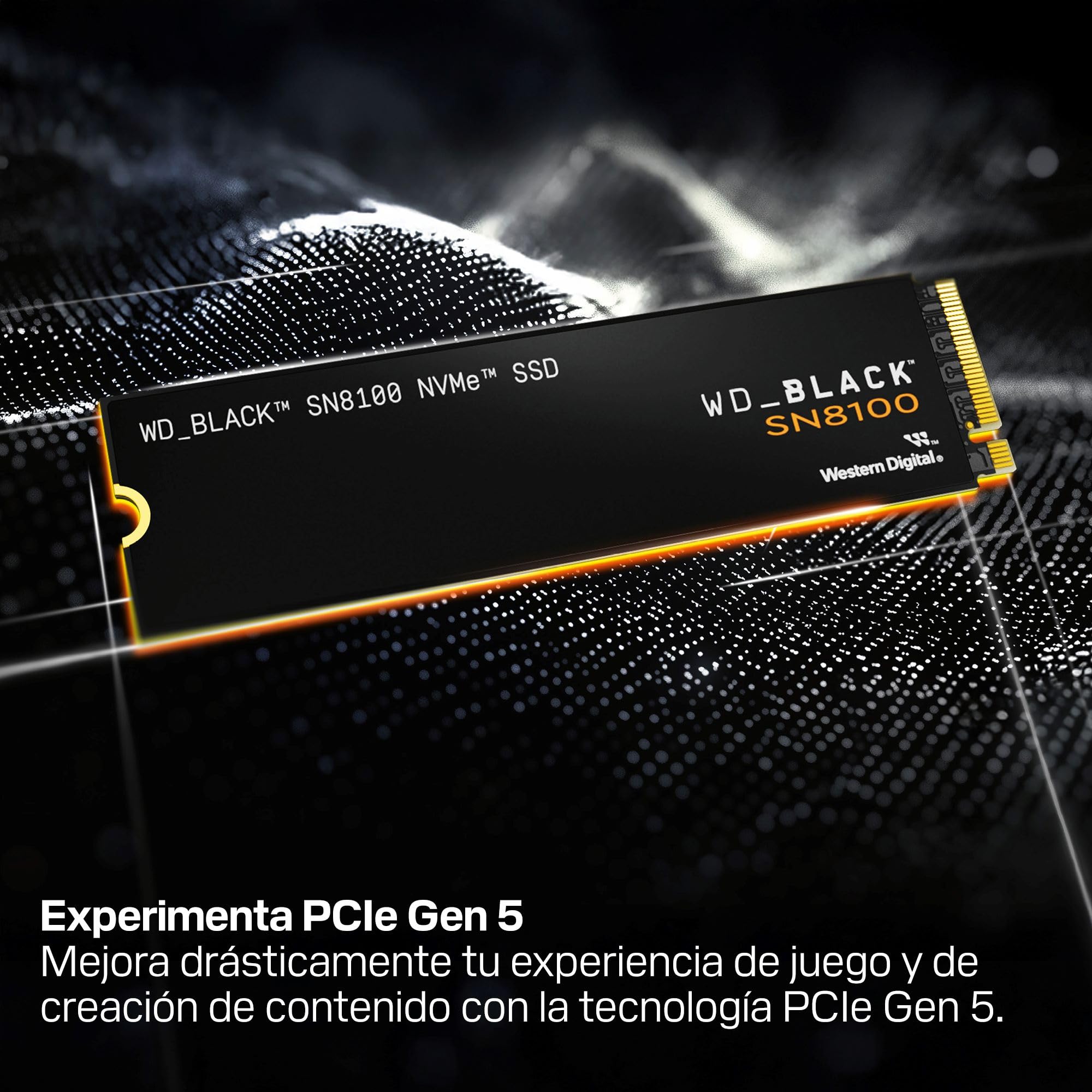 WD_Black SN8100 NVMe SSD, PCIe Gen 5, 4TB (Velocidades hasta 14900