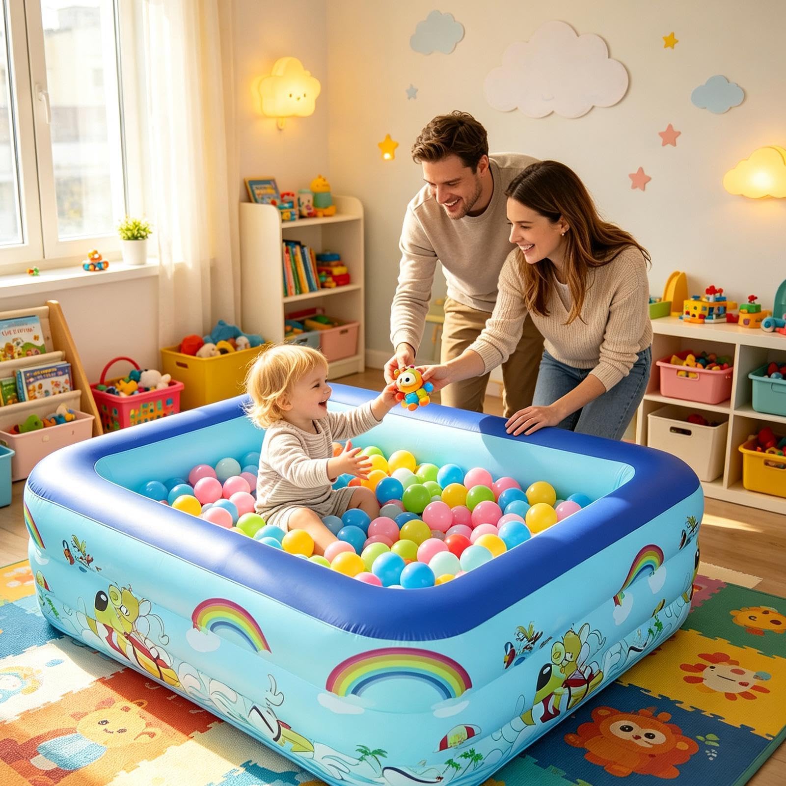 Piscine gonfiabili per bambini, grandi e spesse,