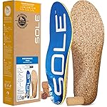 SOLE Performance Thick Insoles - Custom Moldable Orthotic Support for Any Arch Type, Plantar Fasciitis Relief - Mens Size 3/Womens Size 5, 1 Pair