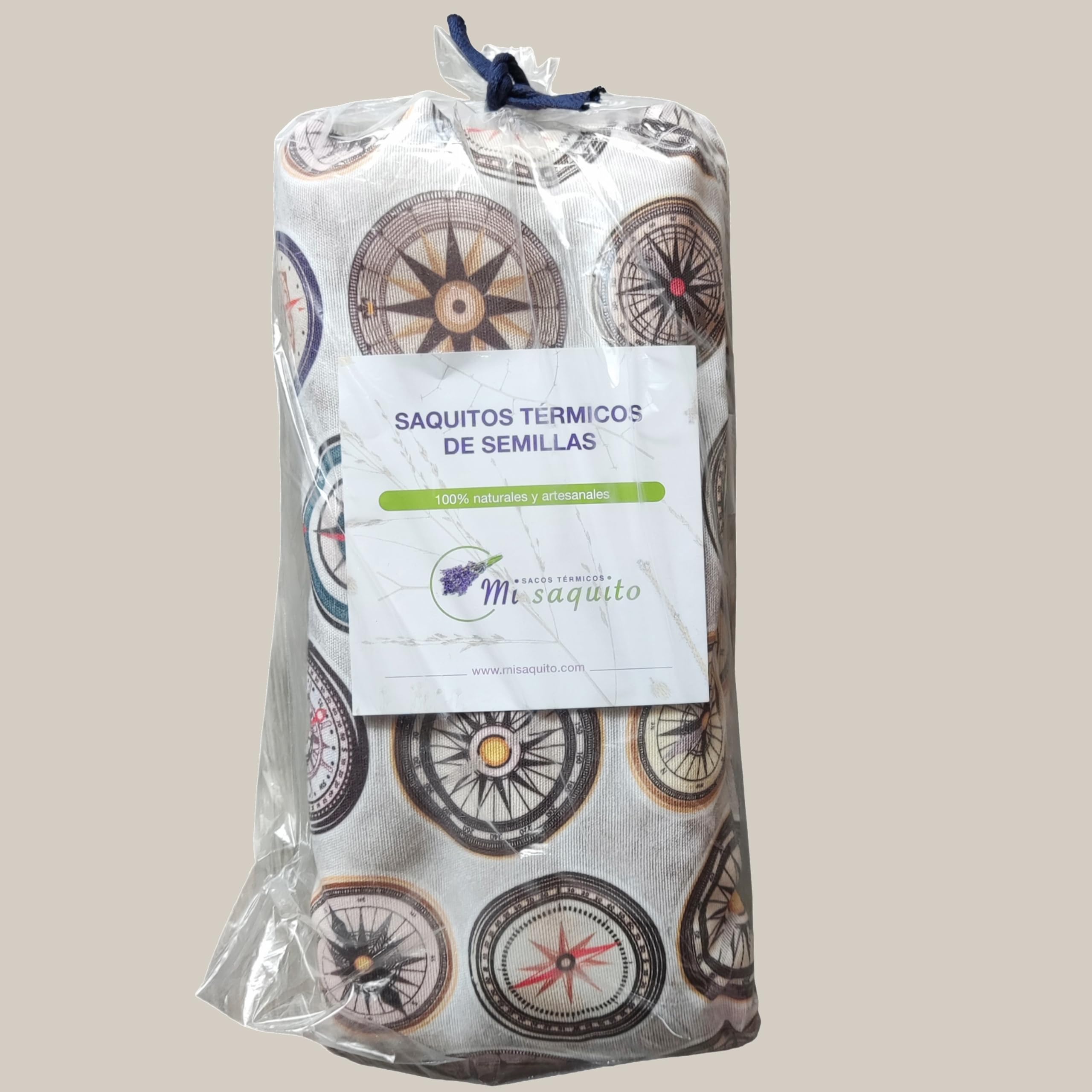 Saco Semillas Microondas 57x14 cm Con Funda Lavable - SSaquito Térmico Cervical con Lavanda–Bolsa Térmica de Calor y Frío–Saco Térmico para Cuello/Espalda-Almohadilla Térmica Dolor Menstrual