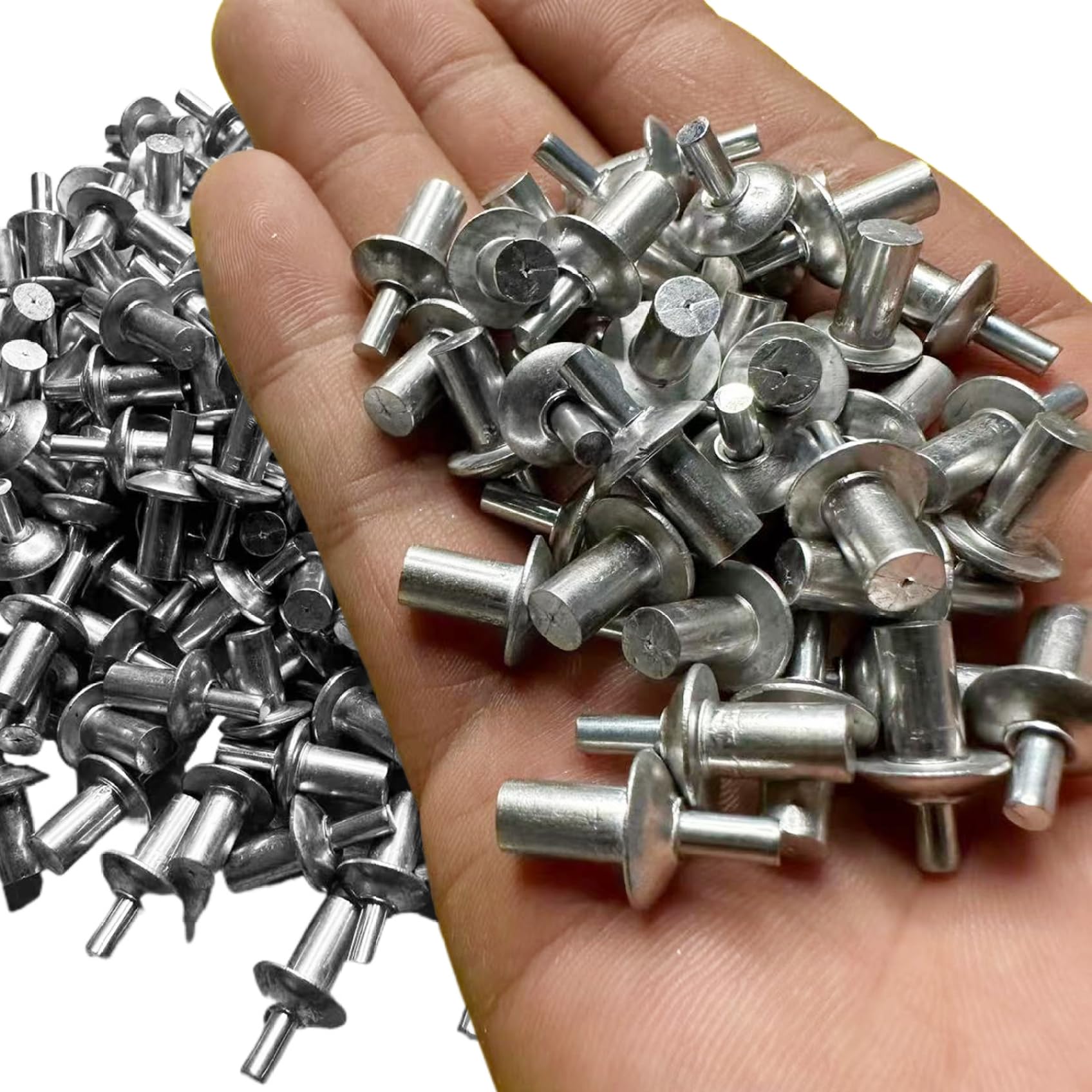Rivet 200 PCS Riverios de transmisión de martillo de aluminio con expansión de tipo de caída redonda expansión Pequeños remaches para mejorar la resistencia y la durabilidad