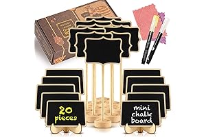 Mini Chalkboards with Liquid Chalk Markers