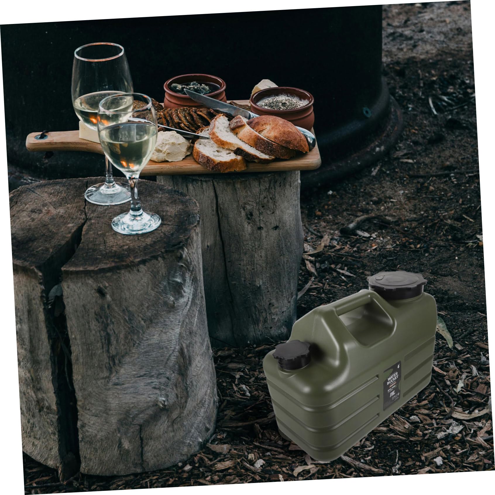 Yardwe Réservoir D’Eau Portable 11l en PE pour Véhicule et Camping