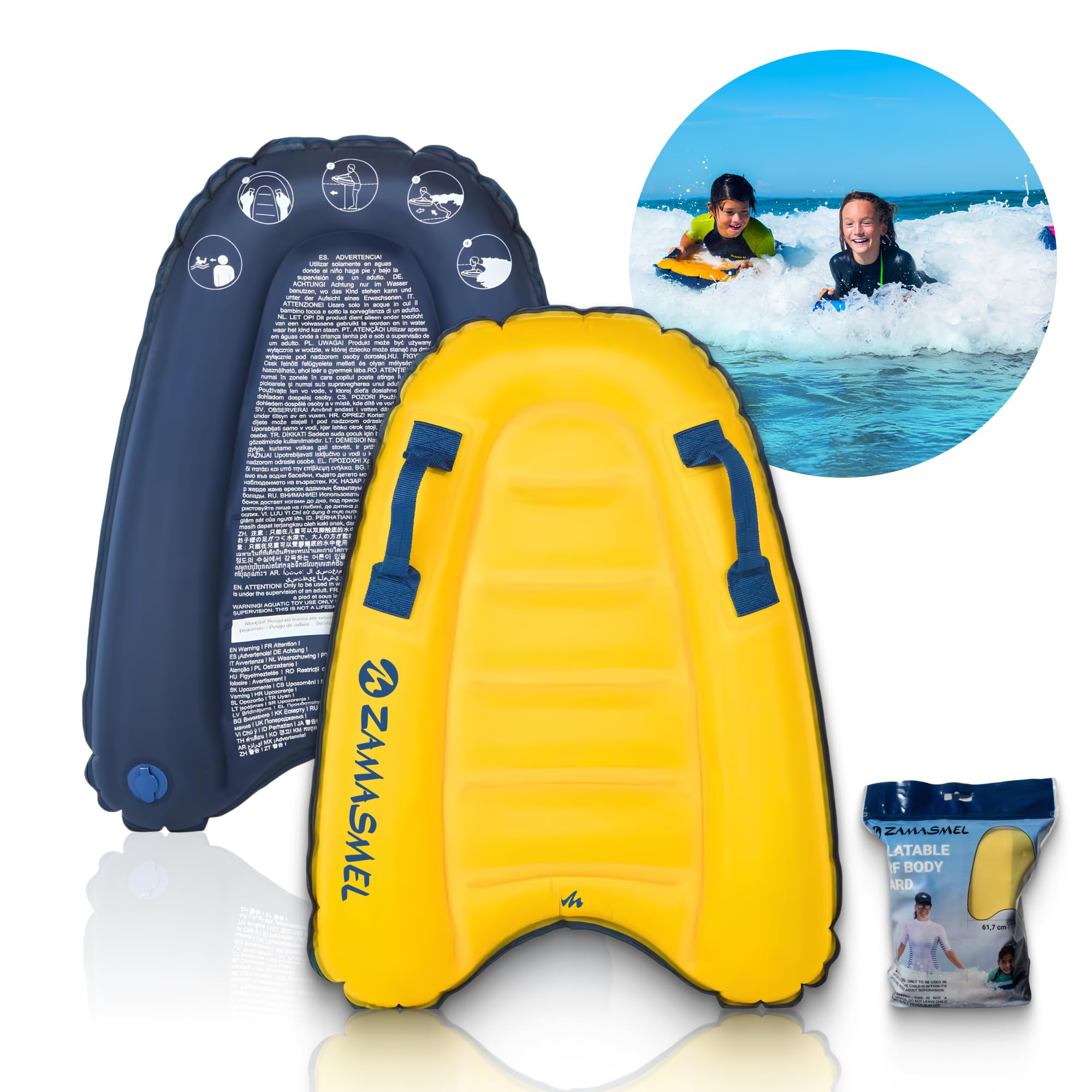 Planche De Surf Gonflable Pour Enfants – PVC – 45x105 Cm – Multicolore