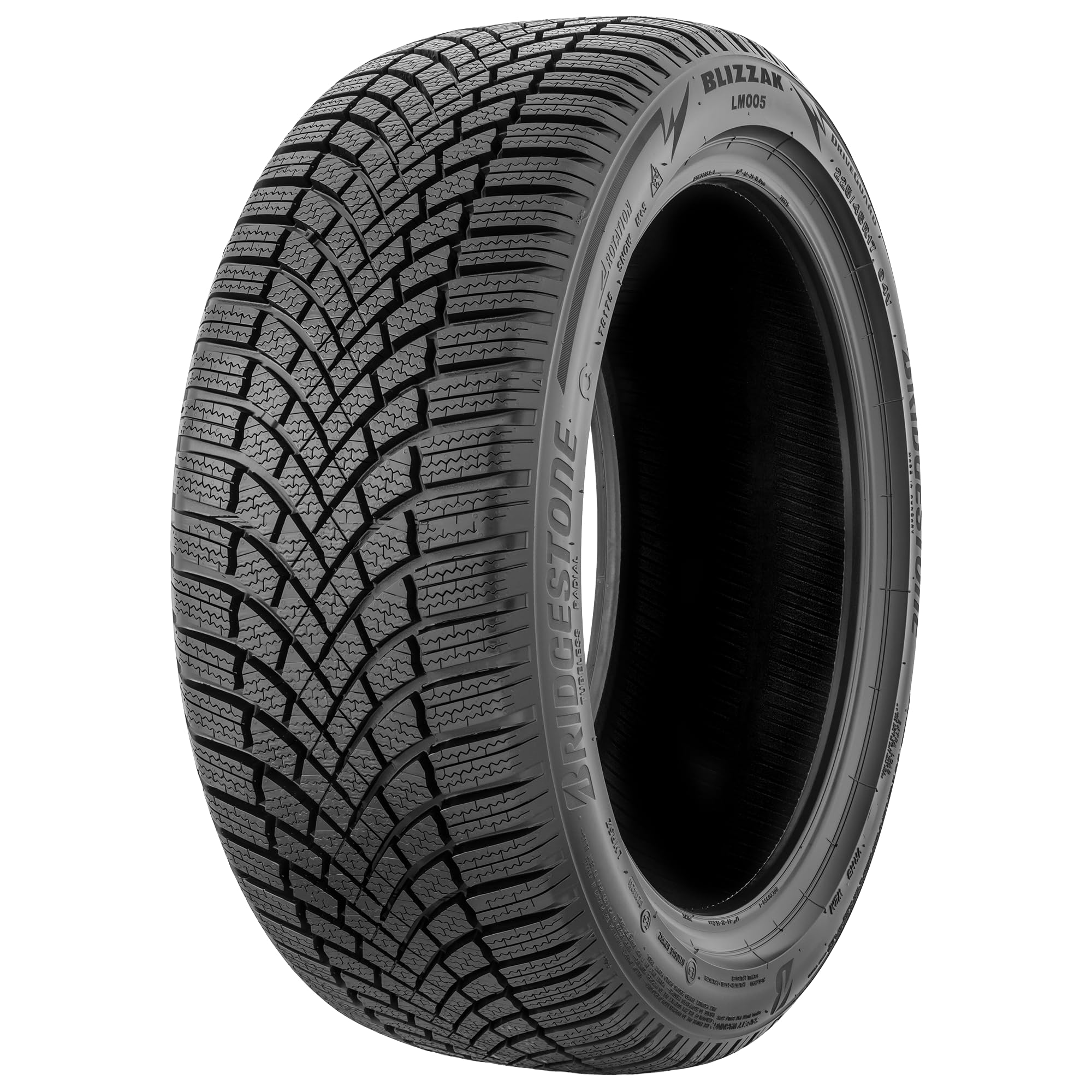 Bridgestone Blizzak LM005 Driveguard - 215/55 R16 97H Xl - C/A/71 - Pneumatico Invernale Con Tecnologia Driveguard Run-Flat (Per Auto E Suv/4X4)-image