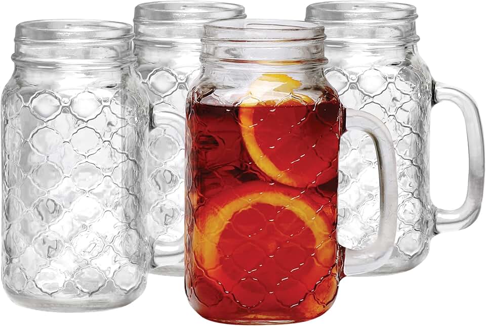 32 Oz Mason Jar With Handle