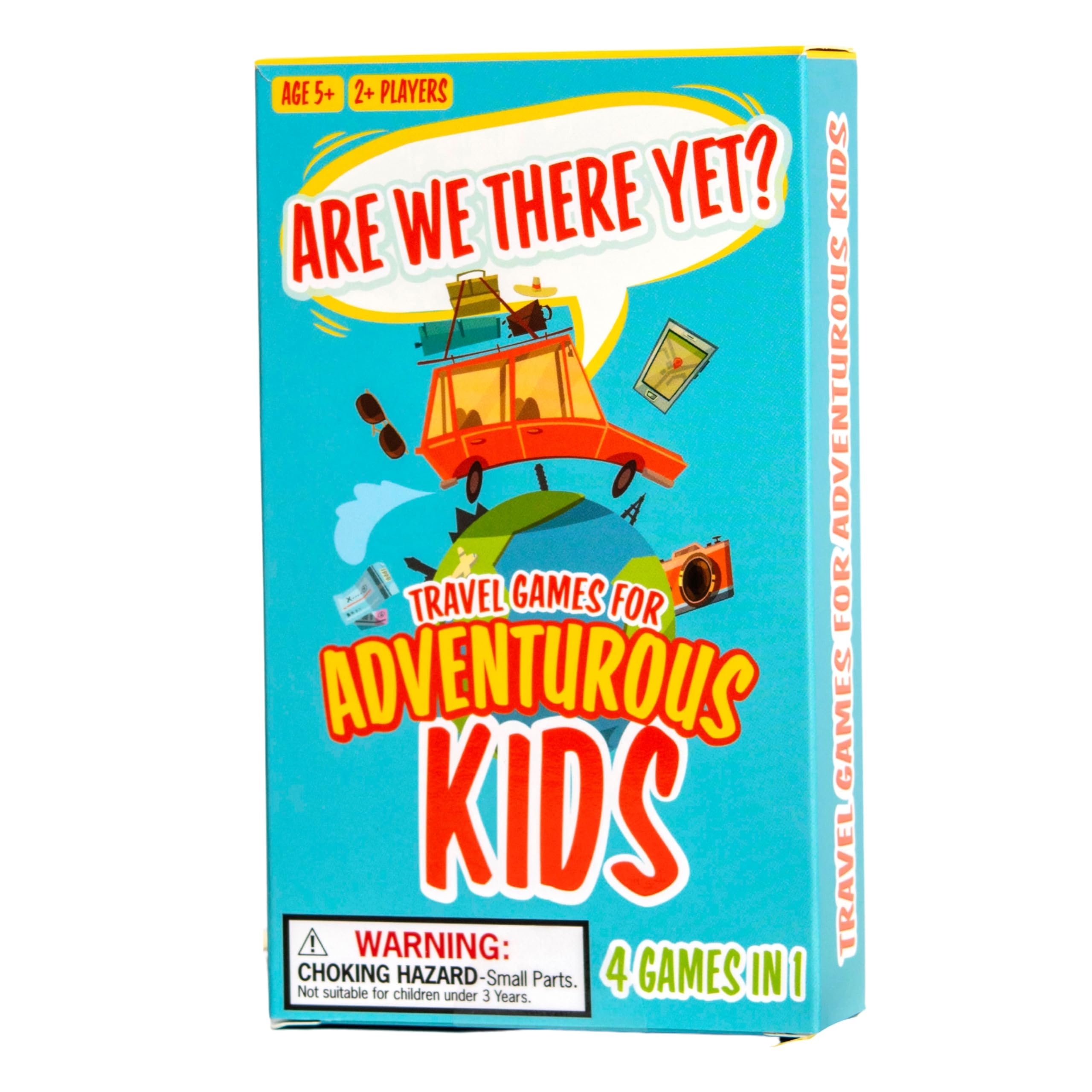 Boxer Gifts Are We There Yet? Family Travel Game - 4 in 1 Card Game Perfect For Travelling - Fun Card Games For Kids and Families