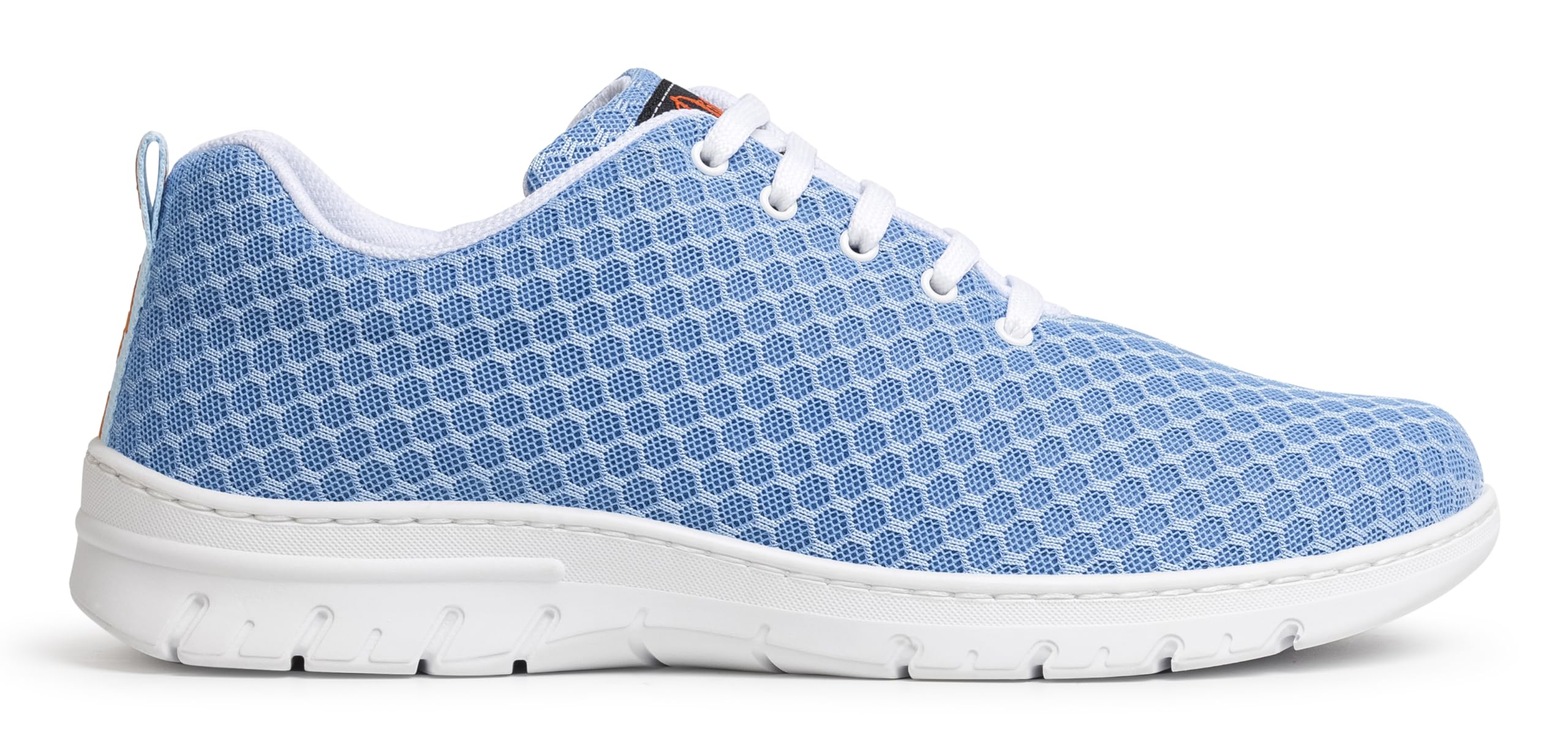 Dian Sneakersy robocze – ultralekkie, antybakteryjne, antypoślizgowe trenażer bezpieczeństwa, idealne dla szpitalów, pracowników zdrowia, kuchni i sprzątania, Calpe błękitne 42