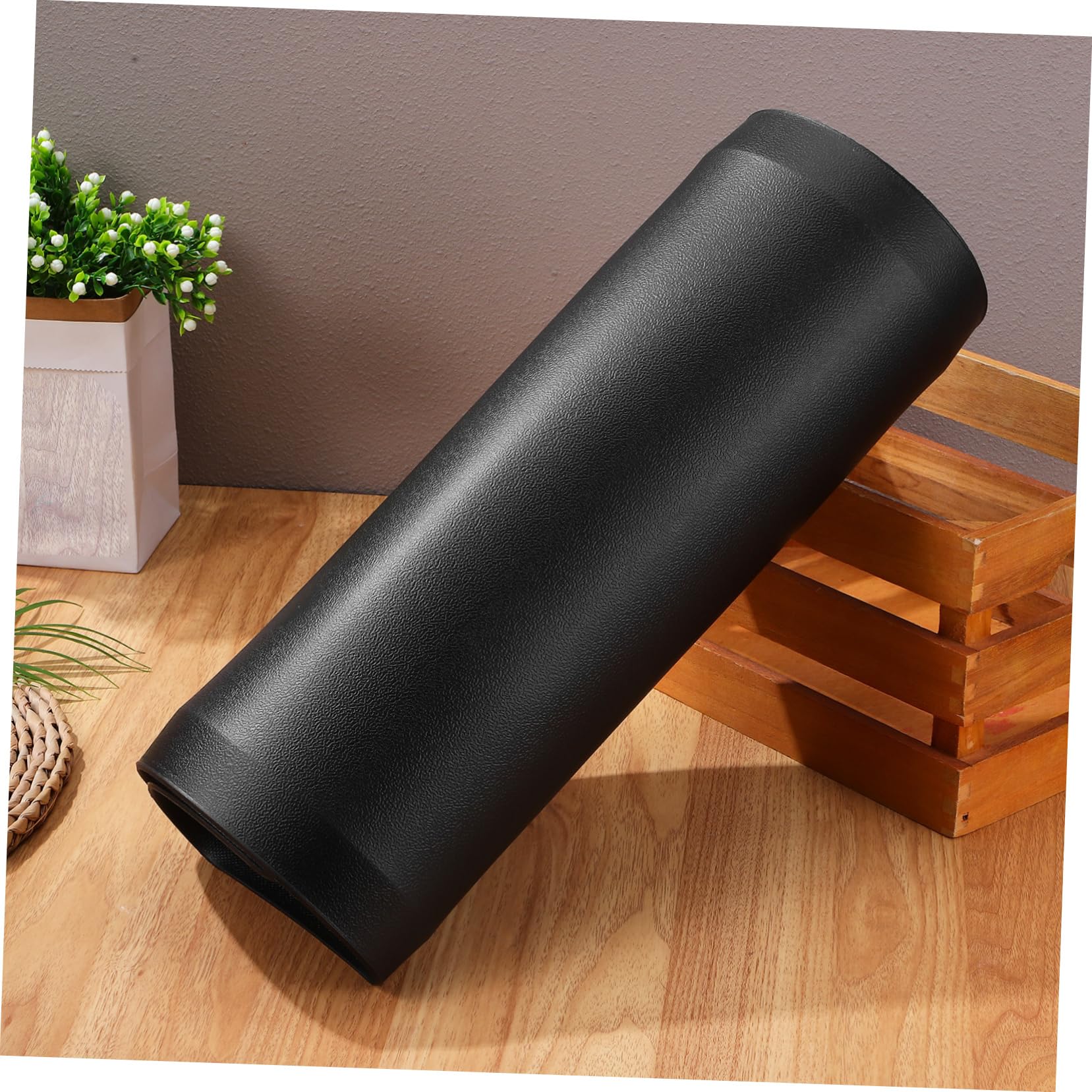 Tappetino Anti-fatica per Piedi in Schiuma e Pvc Nero 44x71x1,2 Cm per Uffici e Casse Facile da Pulire Multiuso Comfort per Cucina e Scrivania