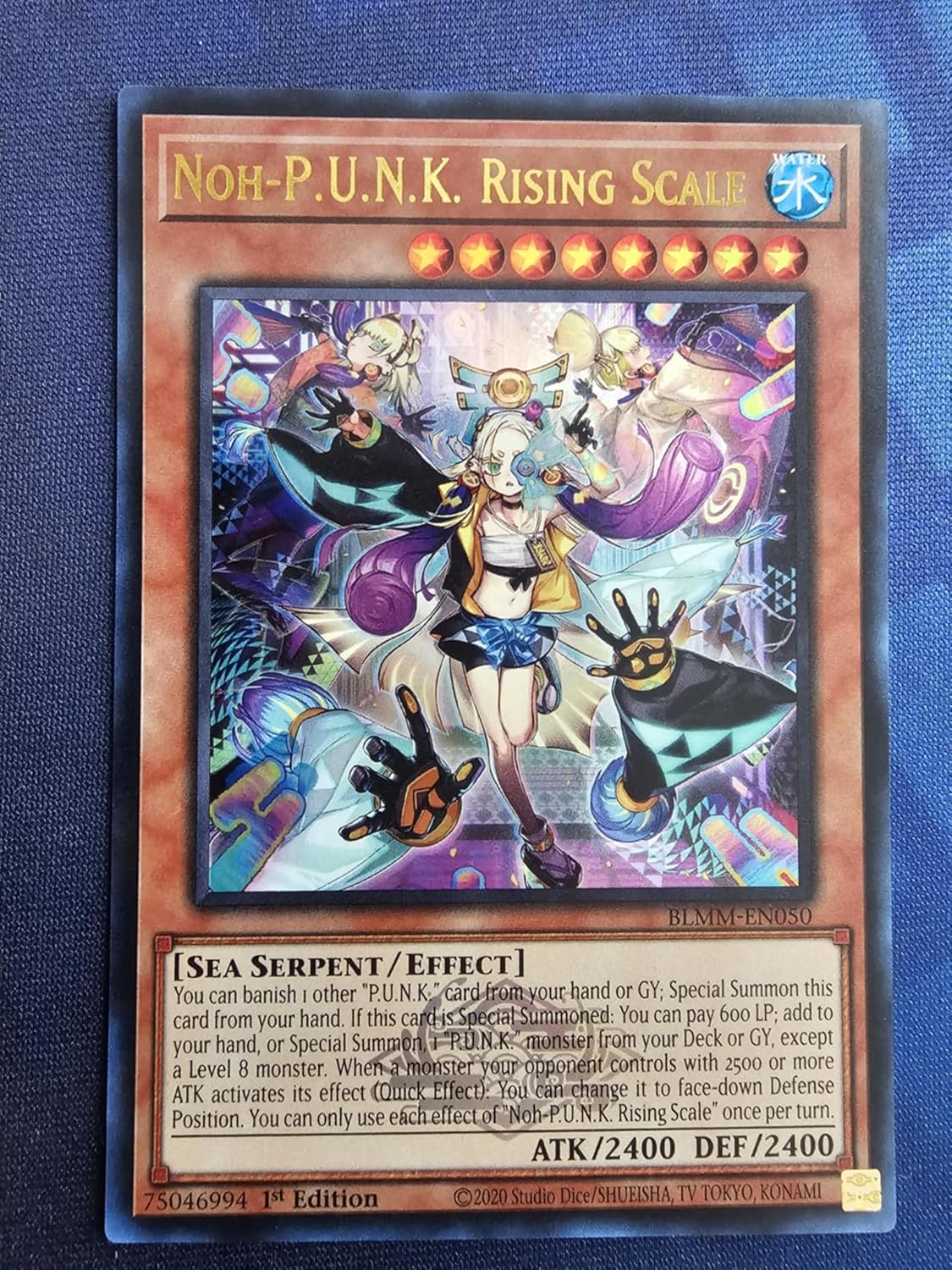 NOH-P.U.N.K. Rising Scale - Battles of Legend: Monster Mayhem - BLMM-EN050 - Ultra Rare - 1st Edition