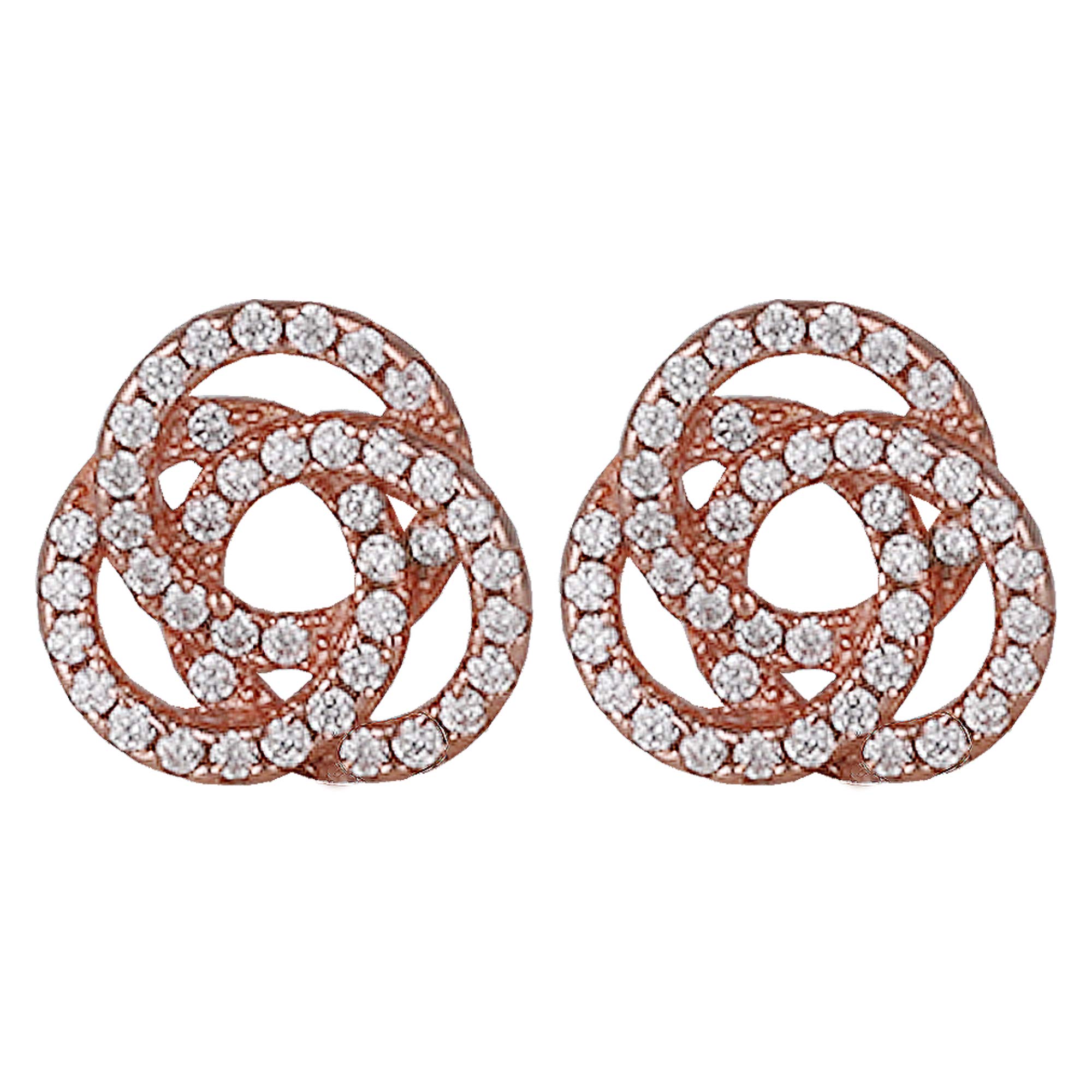 GIVA 925 Silver Rose Gold Embrace Stud Earrings | Gifts for Girlfriend, Gifts for Women and Girls | With Certificate of Authenticity and 925 Stamp | 6 Month Warranty* (B08VJGSC5K) Amazon Price History, Amazon Price Tracker