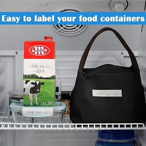 Miniatura 4 de Eaasty Cinta adhesiva para congelador de 328 yardas, superficie grabable, resistencia a baja temperatura, fácil de rasgar, extraíble, sin residuos,