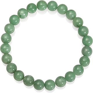 Belacqua Jade Gemstone Stretch Bracelet
