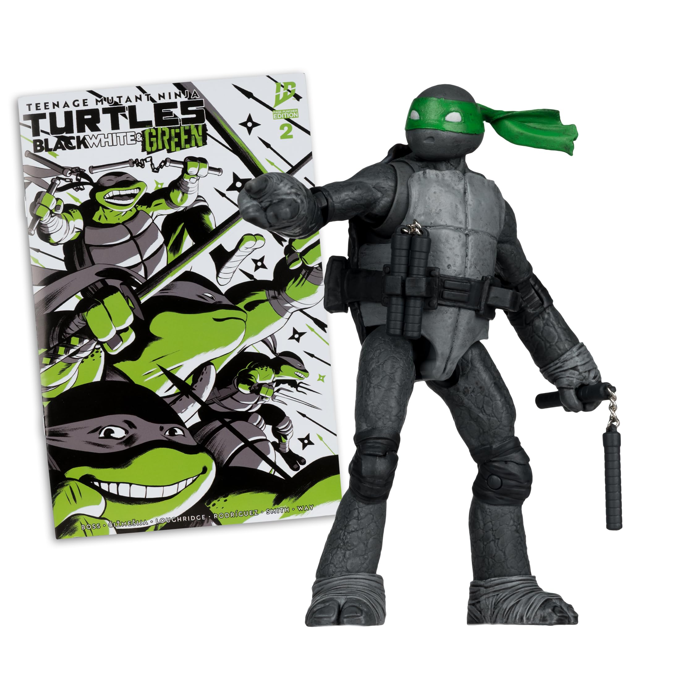 McFarlane Teenage Mutant Ninja Turtles (Page Punchers) Michelangelo (Black - Image 3