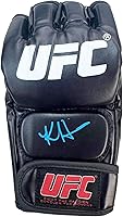 Vista 1 de Guante de lucha negro Kayla Harrison UFC MMA con autógrafo y firmado Beckett BAS COA