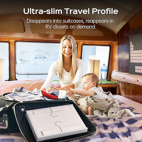 Miniatura 2 de Extra Deep Hanging Closet Organizers and Storage, 5-Tier Closet Hanging Organizer with 4 Mesh Pockets, Heavy-Duty Closet Shelves for Clothes and