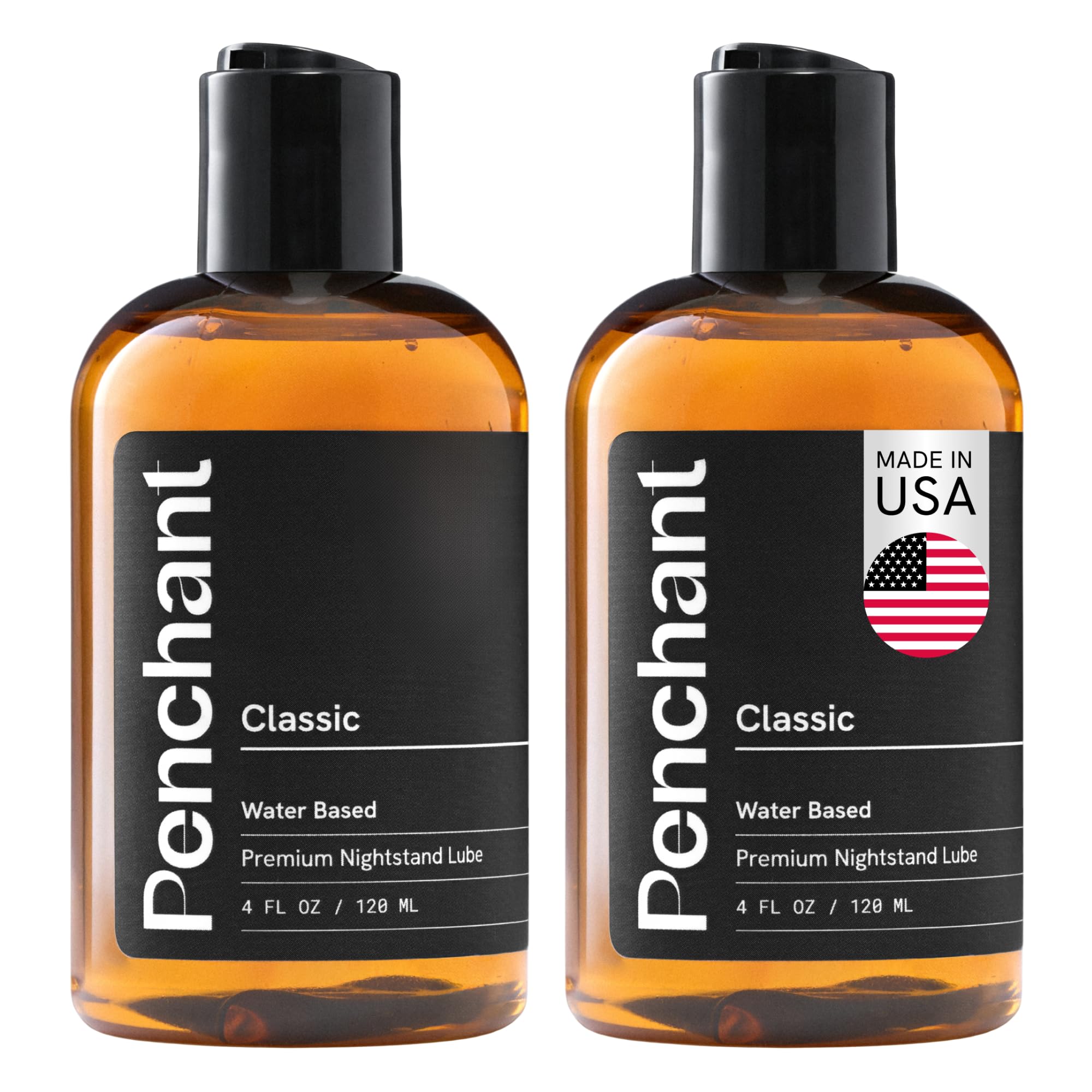 Penchant Water Based Sex Lube - Personal Lubrification for Women & Men - Toy-Safe Lube for Couples - Lubricant for Sensitive Skin, Unscented, Latex-Safe Made Without Paraben 8oz