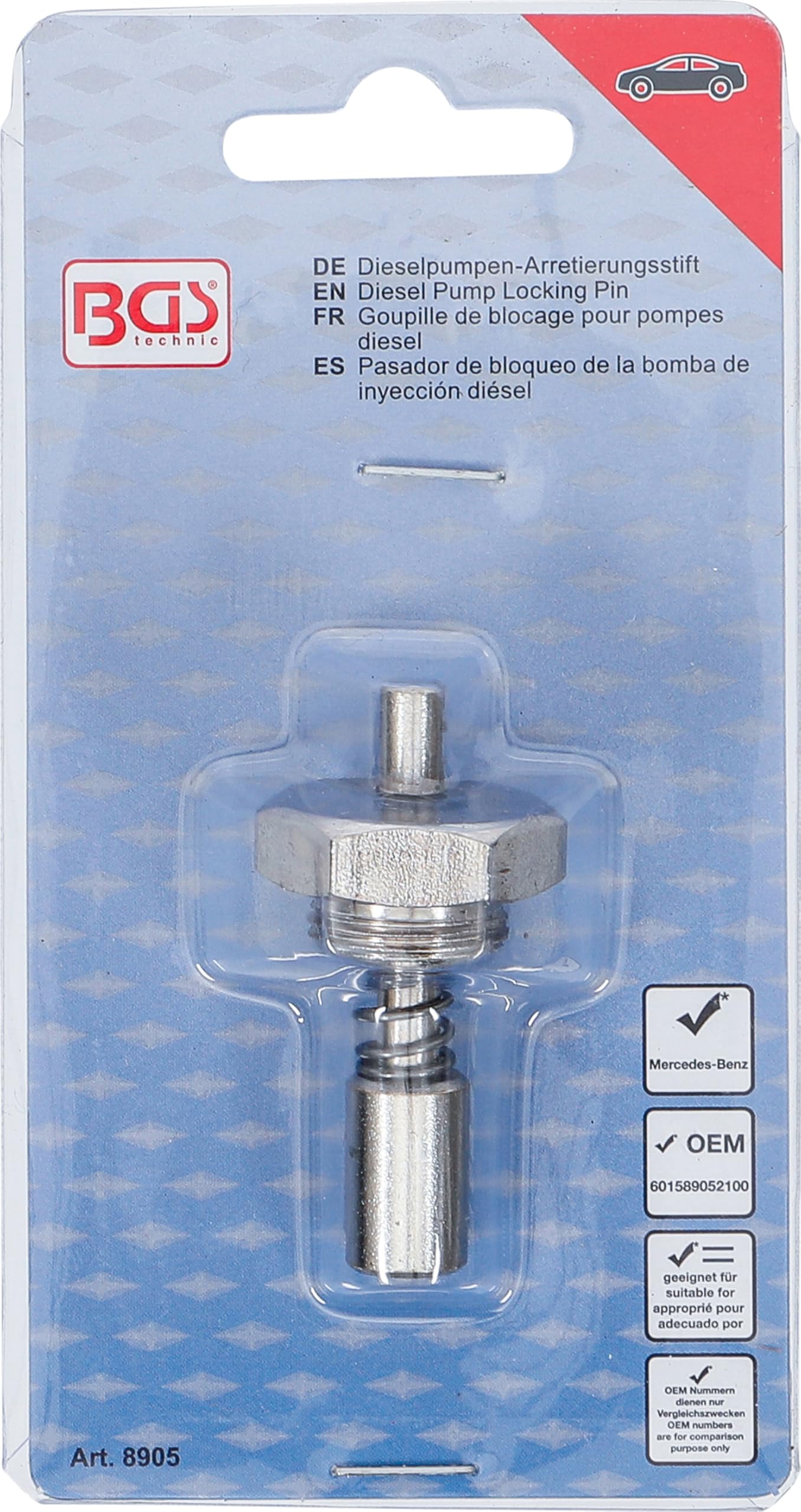 BGS 8905 | Perno bloccaggio pompa diesel | per Mercedes-Benz
