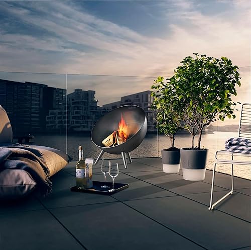 Miniatura 4 de Eva Solo FireGlobe - Chimenea para exteriores  Chimenea de jardín o patio  Chimenea de leña  Diseño y funcionalidad danesas  Aluminio y acero
