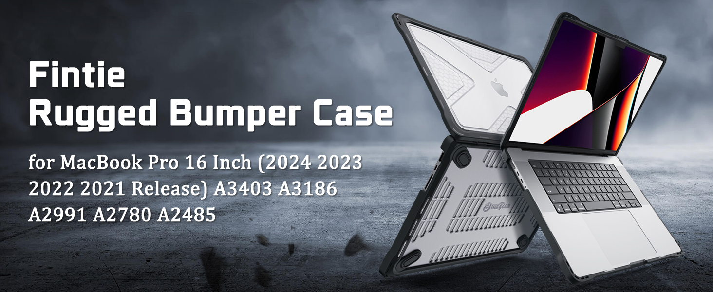 Fintie Funda Compatible Con MacBook Pro 16 M4 M3 M2 M1 Pro/Max 2024-2021 A3186 A3403 A2991 A2780 A2485, [100% Equivalente Al Color Oficial] Funda Protectora Ultra Fina Mate, Transparente