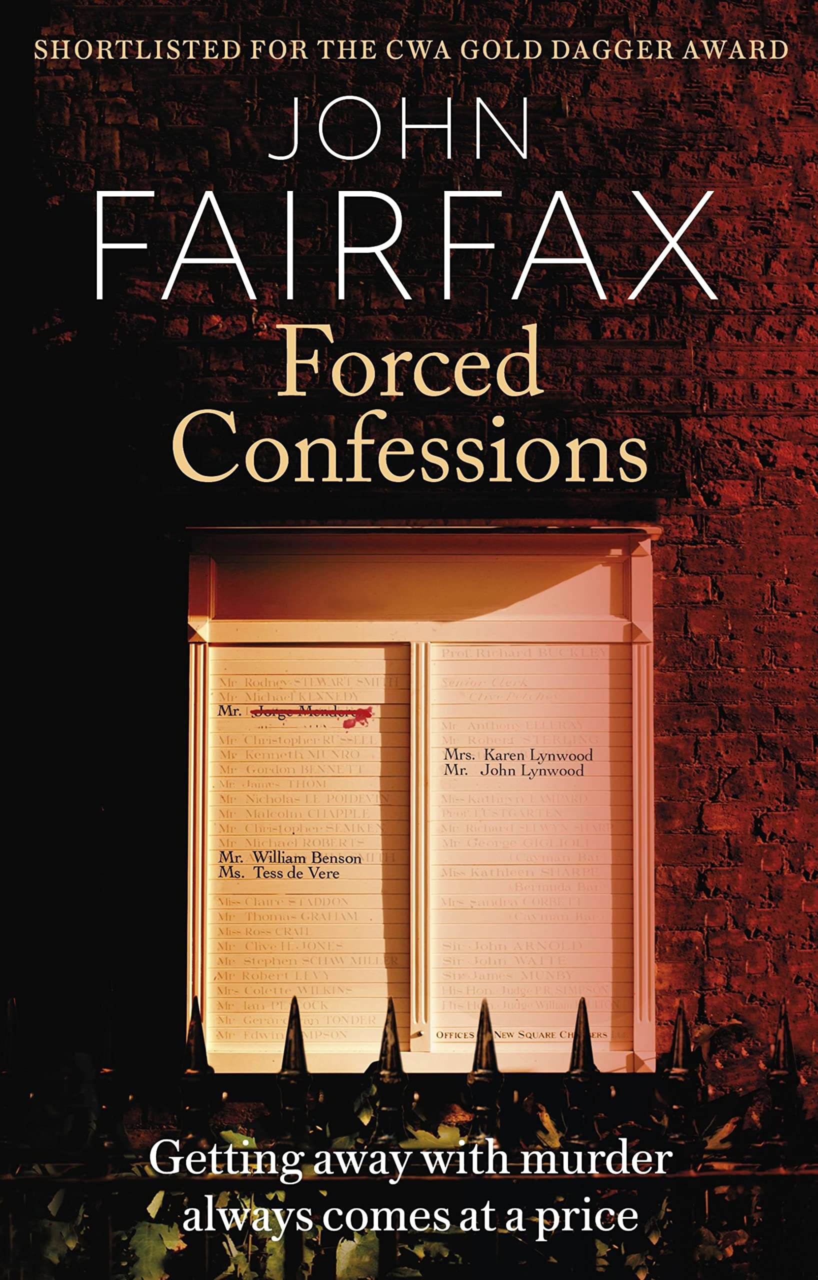 Forced Confessions: SHORTLISTED FOR THE CWA GOLD DAGGER... - Fairfax, John