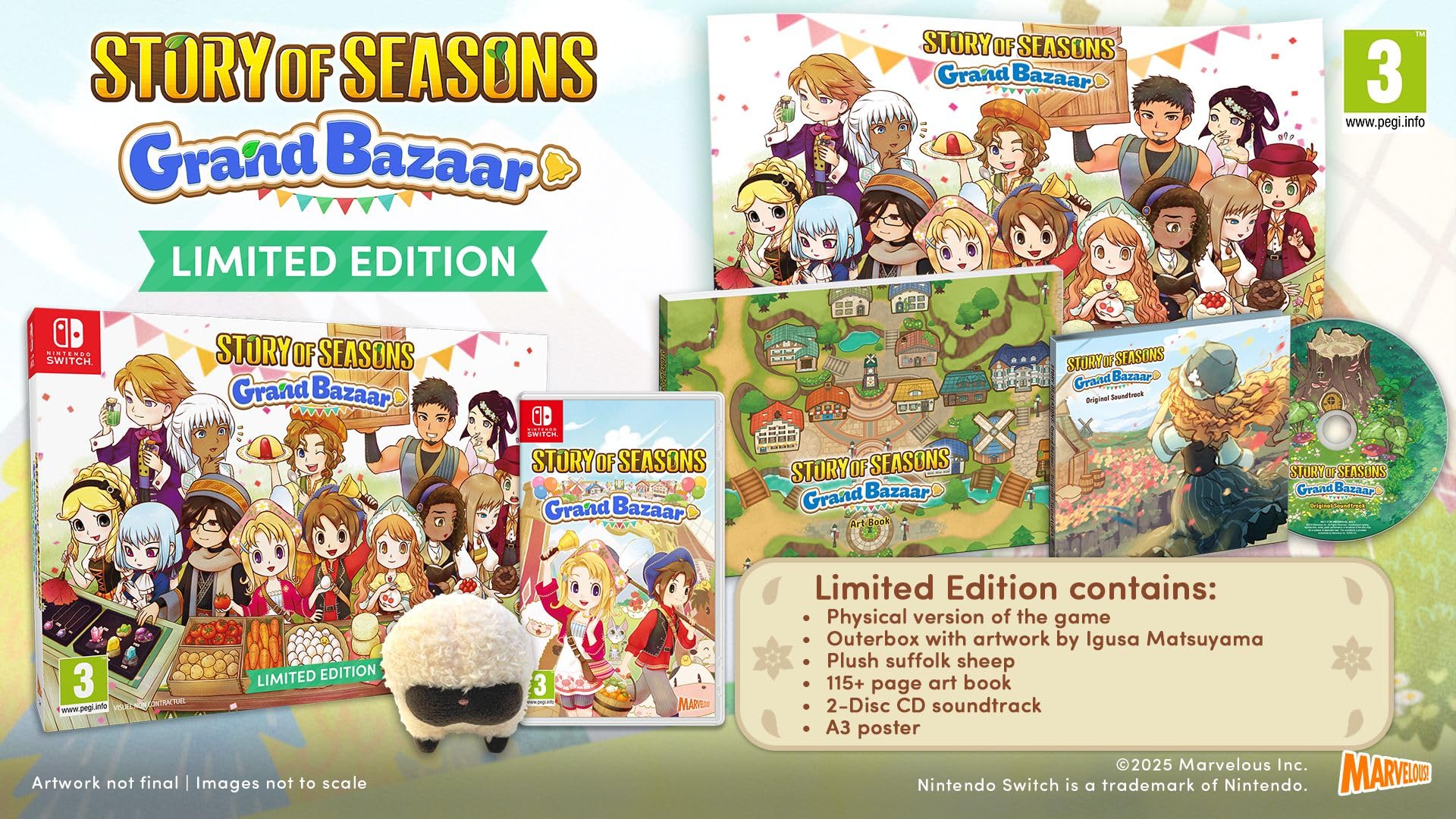 Story of Seasons: Grand Bazaar Limited Edition - Switch : Amazon
