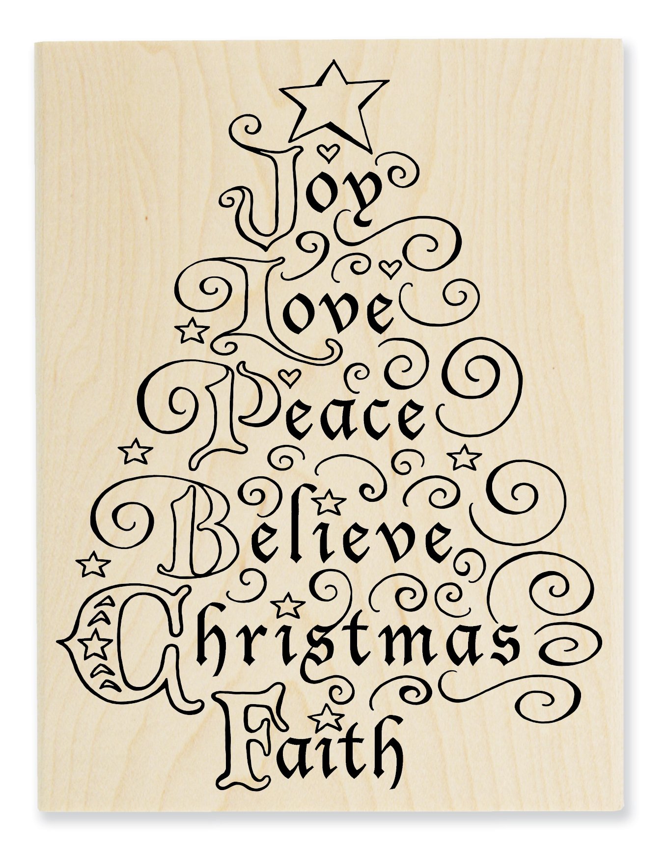 Stampendous Rubber Stamp, Joy Tree