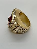 Vista 4 de Anillo de Campeonato de la NBA de 1993 de los Chicago Bulls Réplica Trofeo Caja Sombra con Tarjeta de MJ