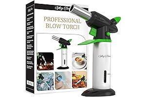 Professional Culinary Blow Torch for Exquisite Creme Brulee Creation