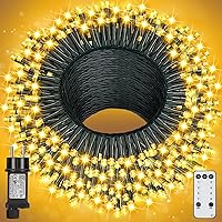 YAGOPAL Luci Natale Esterno,100M 800LED Luci di Natale Impermeabile 8 Modalità con