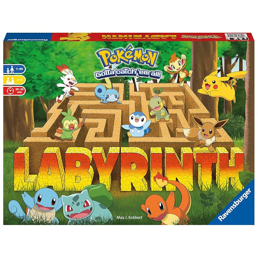 Immagine del prodotto Ravensburger – Pokemon Labyrinth, Gioco Da Tavolo, Da 2 a 4 Giocatori, 7+ Anni