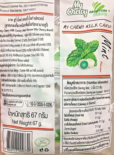 Miniatura 5 de My Chewy Caramelo de leche, caramelo masticable suave 19 tabletas, tamaño 2.36 oz x 2 paquetes (sabor yogur)