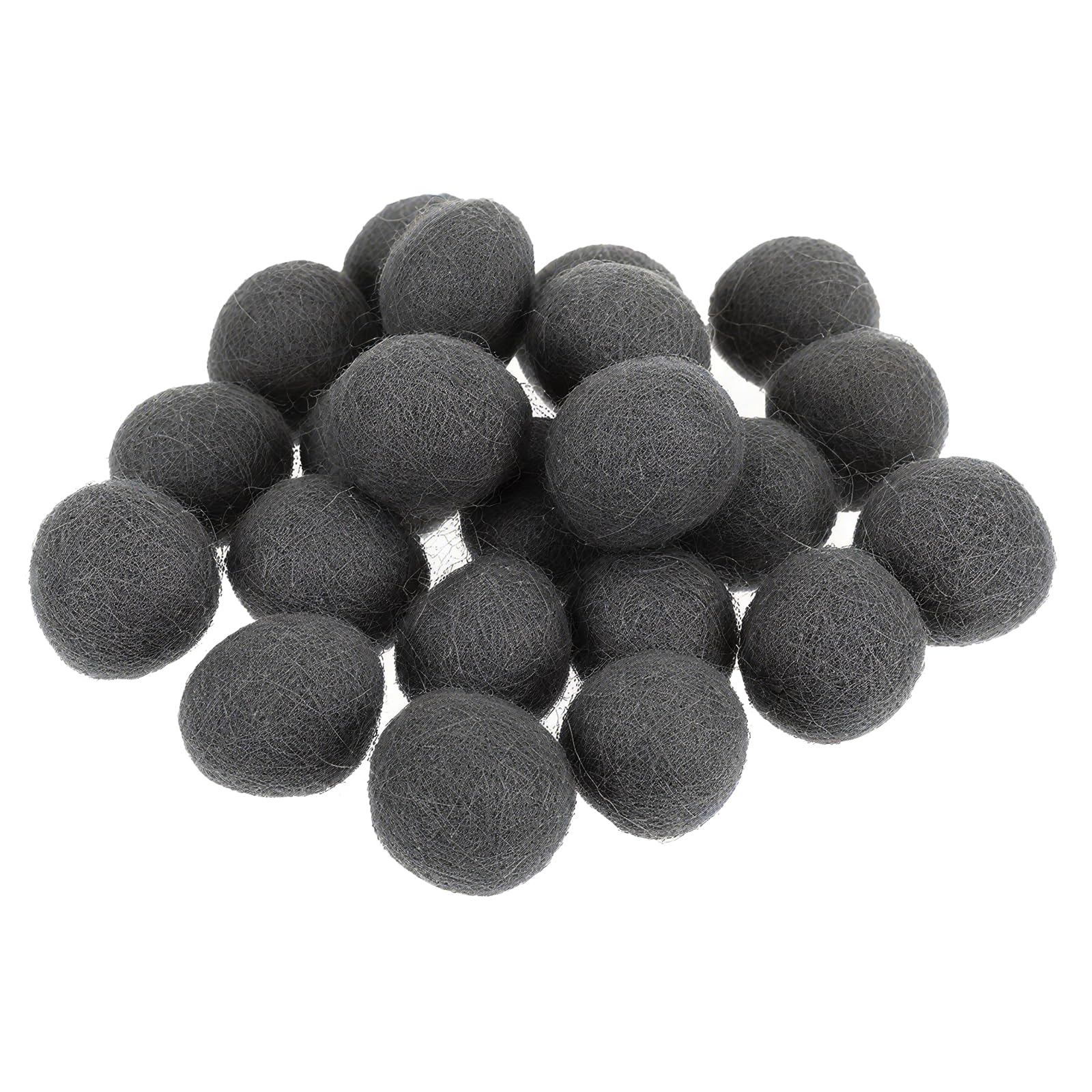 Cuentas de fieltro gris de 1.5cm para decorar habitaciones infantiles y guirnaldas de Navidad 8