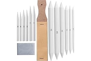 Mr. Pen 14-Piece Charcoal Eraser and Blending Stumps