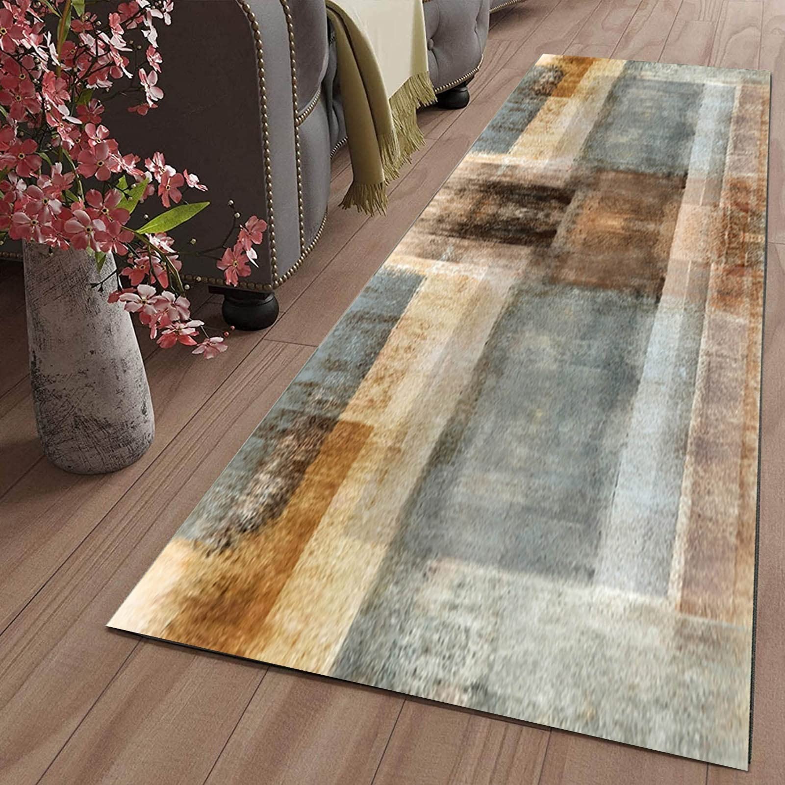Gang smal vloerkleed met antislip achterkant, lange lopers 100 cm 1,5 m 2 m 250