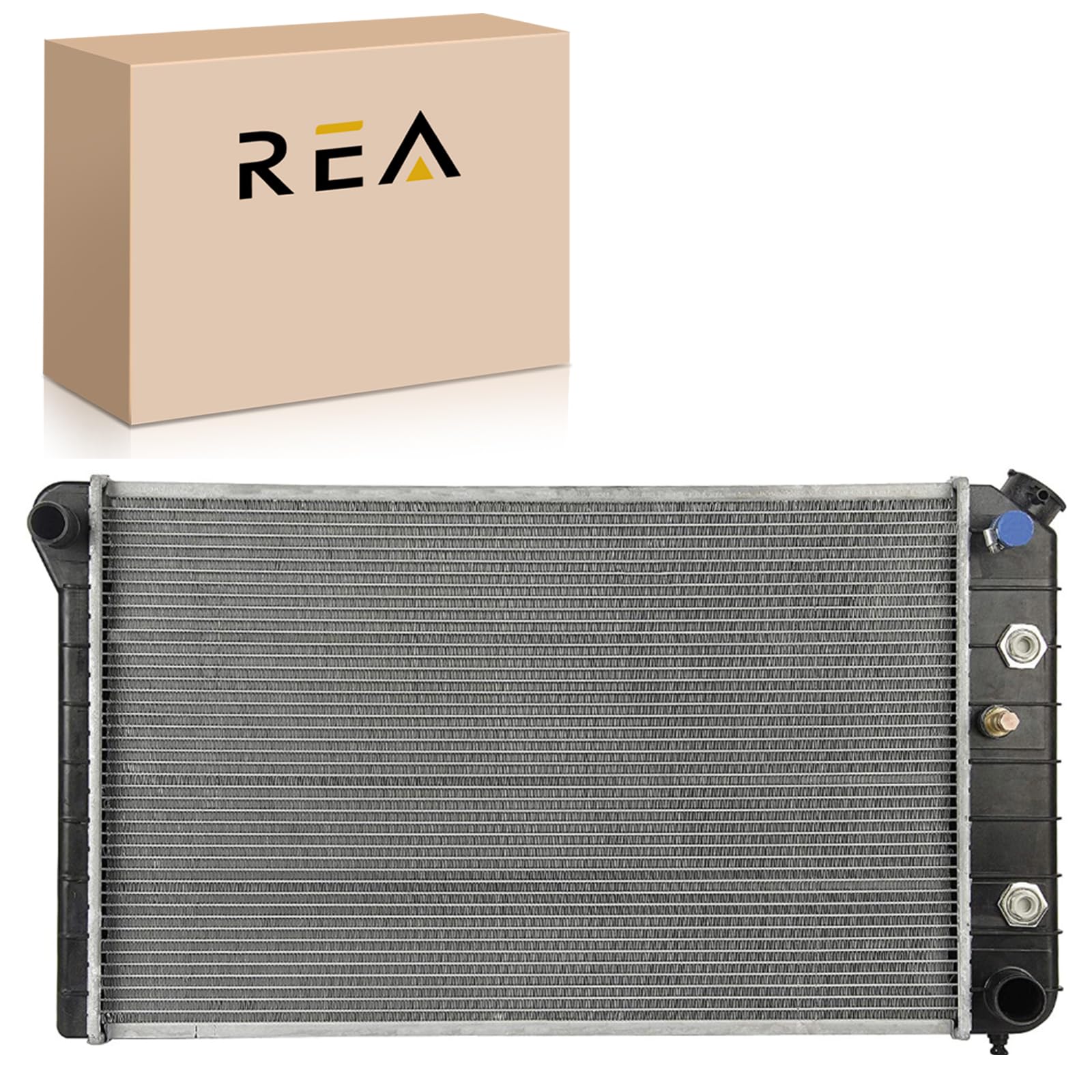 Engine Coolant Radiator with Transmission Oil Cooler Compatible with Cadillac Eldorado 4.1L 1982-1985, Caprice 5.7L 1980-1985, DeVille 4.1L 1983-1984, Seville 4.1L 1982-1985 &amp; More Replace CU155