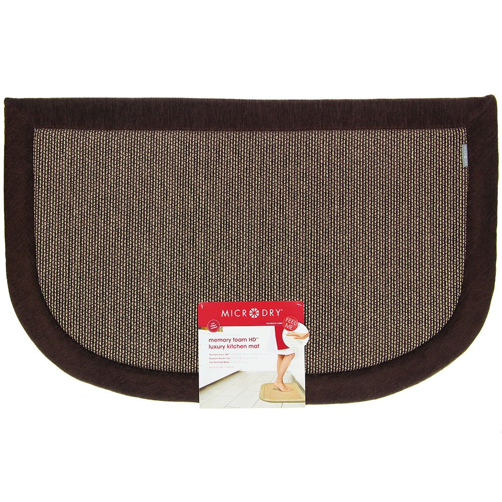 MicrodryLuxury Quality Ultimate Performance Memory Foam HD Luxury Kitchen Mat, Approx. 50 x 80 cm, Chocolate Colour