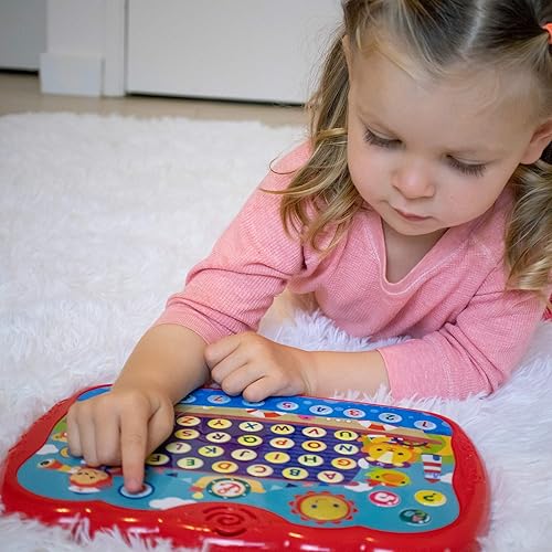 Miniatura 5 de Tableta de aprendizaje para niños pequeños de 1 a 3 años, juguete educativo ABC para aprender alfabeto, número, música y palabras, juego electrónico
