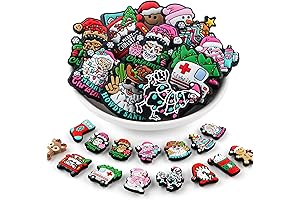 15Pcs Set of Silicone Focal Beads by lovyomi: Embrace Festive Charm for...