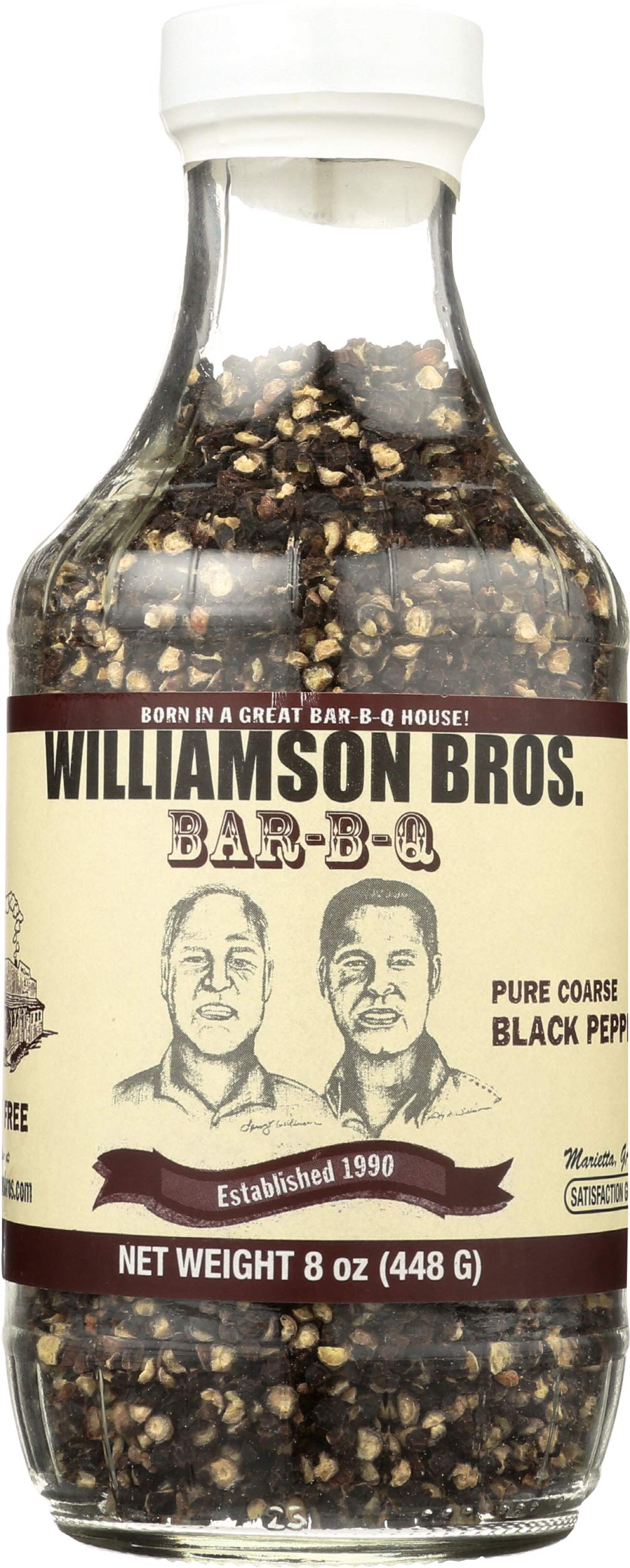 Williamson Bros., Coarse Black Pepper, 8 Oz