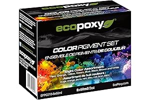 EcoPoxy FlowCast Color Pigment Set Enchants Epoxy Resin Art