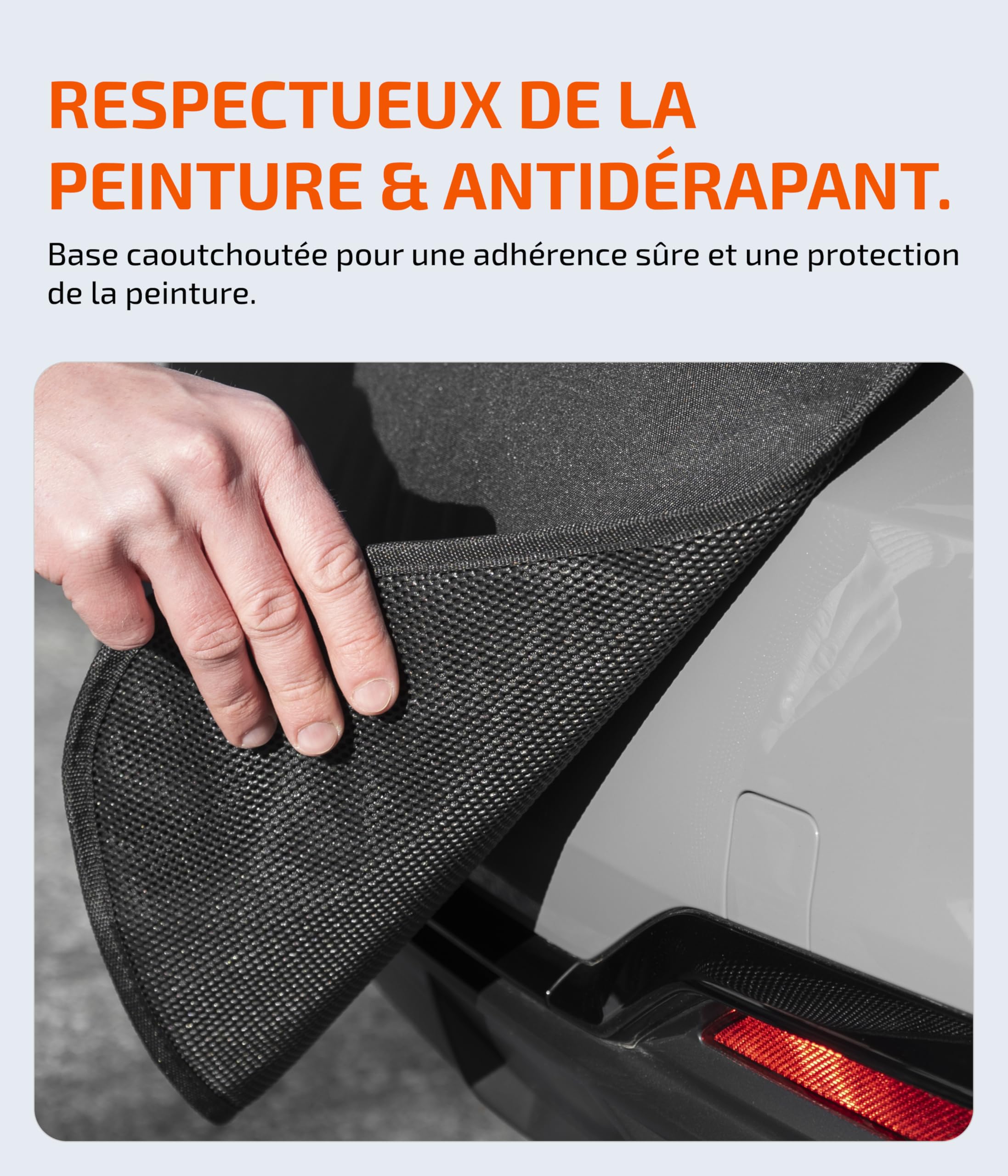 LIONSTRONG Protecteur Seuil de Coffre [Rembourré et Imperméable] – Tapis de Protection Universel Adapté des Petites Voitures aux SUV – Coffre Chiens Protection (100x100cm)