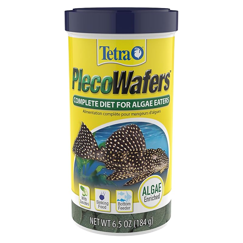 Alimento para Peixes de Fundo Tetra PlecoWafers com Algas e Abobrinha 182 g