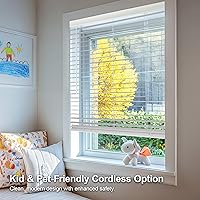 Vista 7 de CHICOLOGY - Persianas de madera falsa, cortinas de ventana, persianas de madera, cortinas para ventanas, tratamientos para ventanas, cortinas