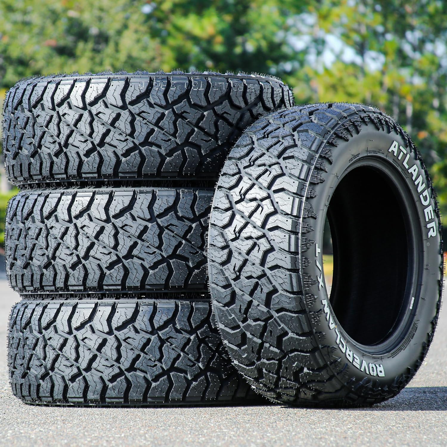 Amazon.com: Set of 4 (FOUR) Atlander Roverclaw X/T All-Terrain Mud