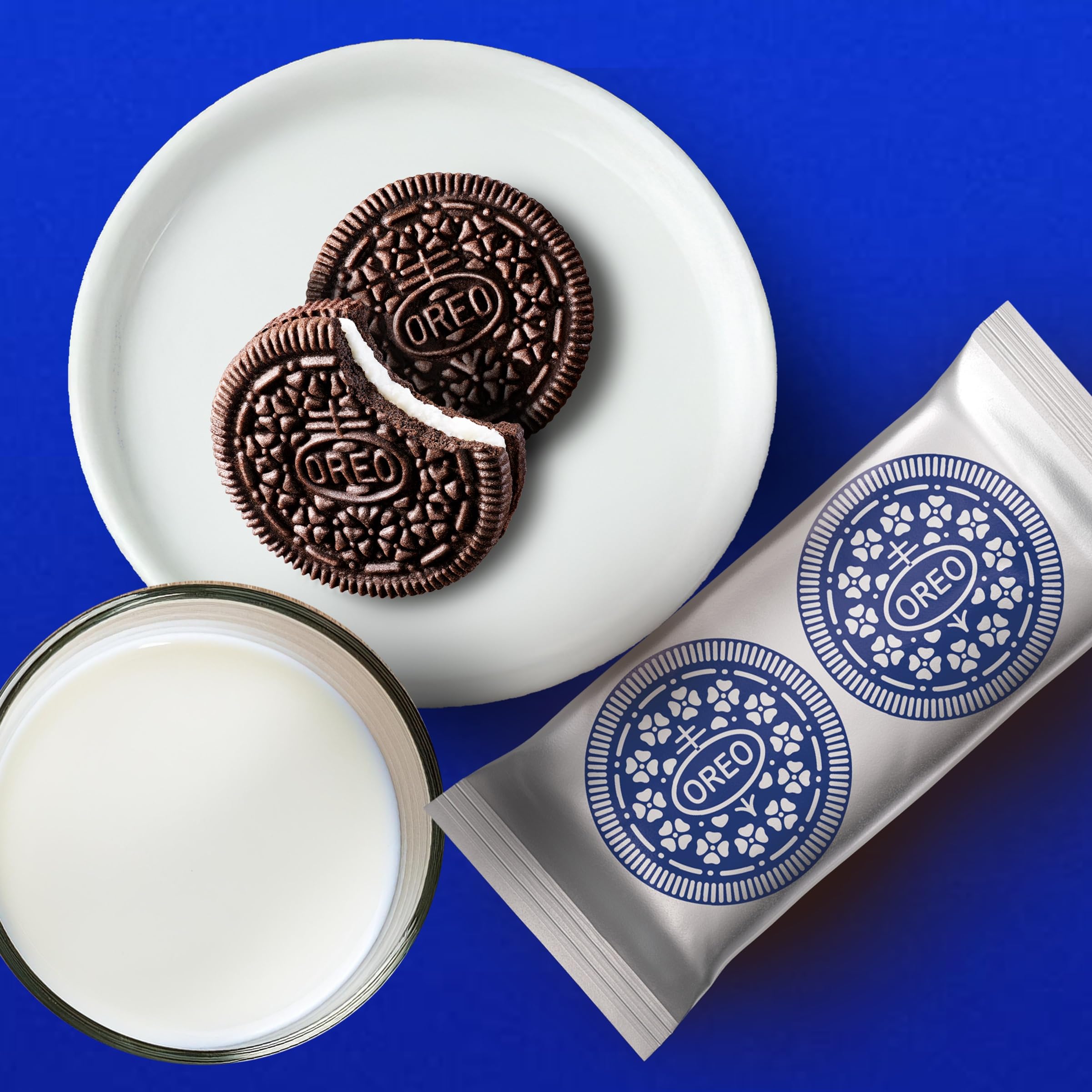 OREO Original – 12 x 176 g – Knuspriger Kakaokeks mit leckerer Crèmefüllung mit Vanillegeschmack