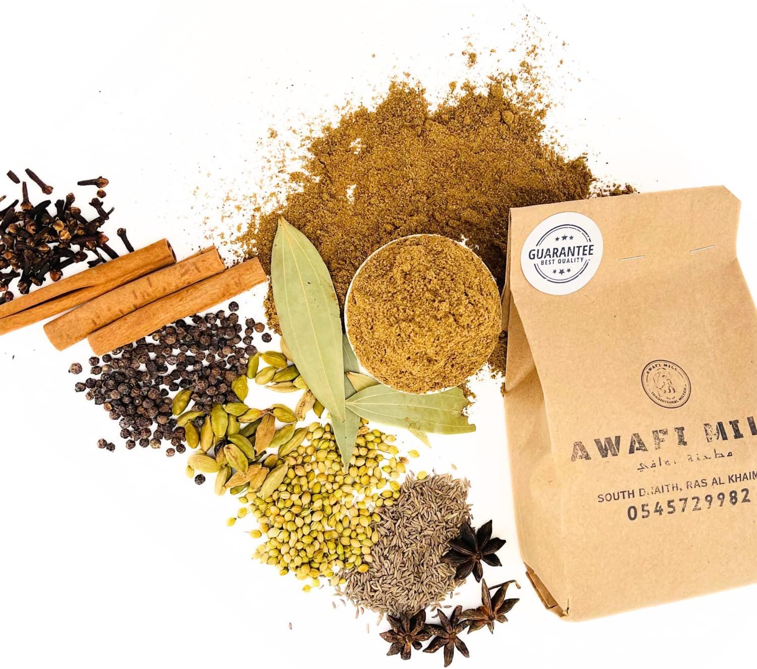 Oriental Herb & Spice Mix - Freshly Powdered & Packed | Unprocessed Excellence Each Item 50 GM (Single pack 400 gm)