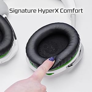 HyperX CloudX Stinger 2 Gaming Headset for Xbox Licensed, Signature Comfort, Adjustable Headband, Wired, White