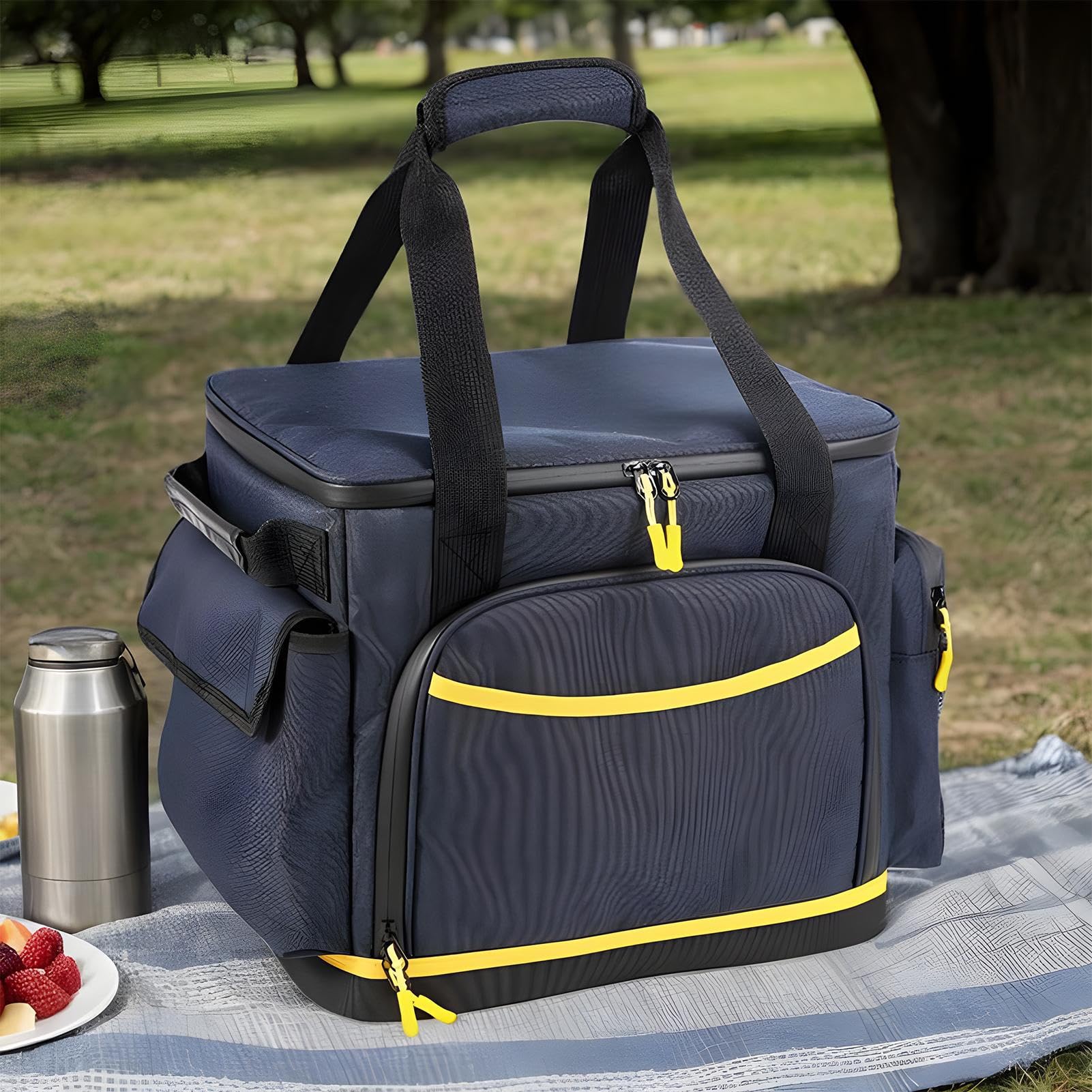 Borsa Porta Cavi Di Ricarica Tessuto oxford antistatico antiurto | Custodia Impermeabile Per Cavi Di Ricarica Custodia Organizer In Tessuto Oxford Per Elettronica Da Viaggio